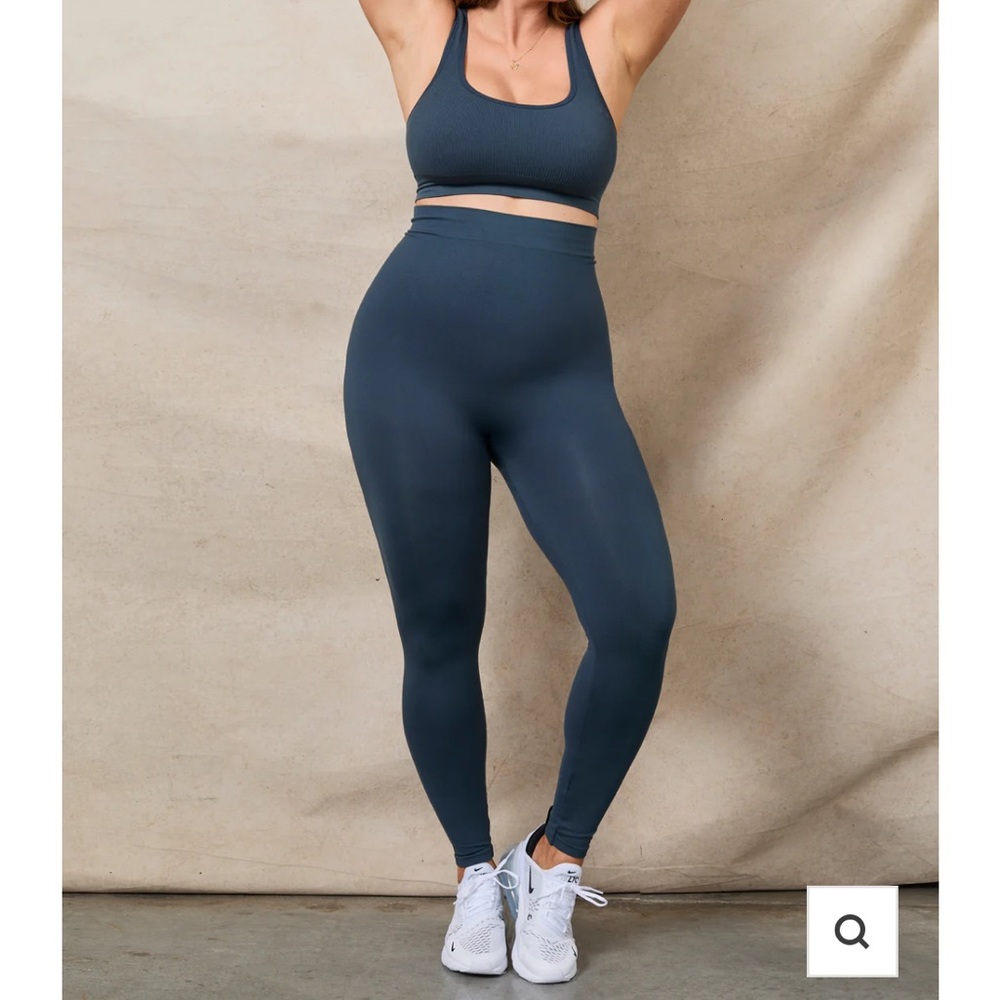 BLANQI EVERYDAY Highwaist Postpartum + Nursing Support Leggings (Storm)